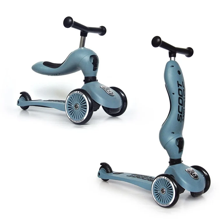 Roller und Fahrrad 2in1 Highwaykick 1-5 Jahre - Steel