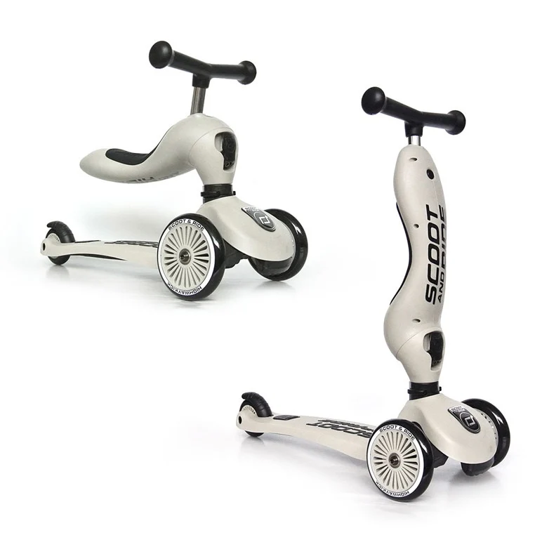Roller und Fahrrad 2in1 Highwaykick 1-5 Jahre - Ash