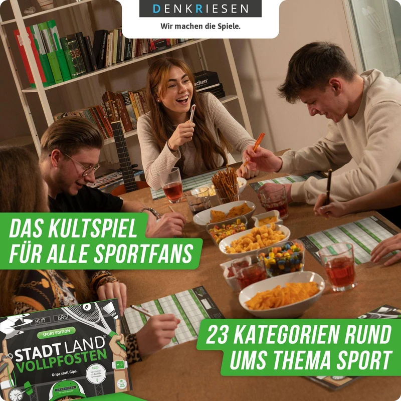 Stadt Land Vollpfosten - Sport Edition (DinA4-Format)