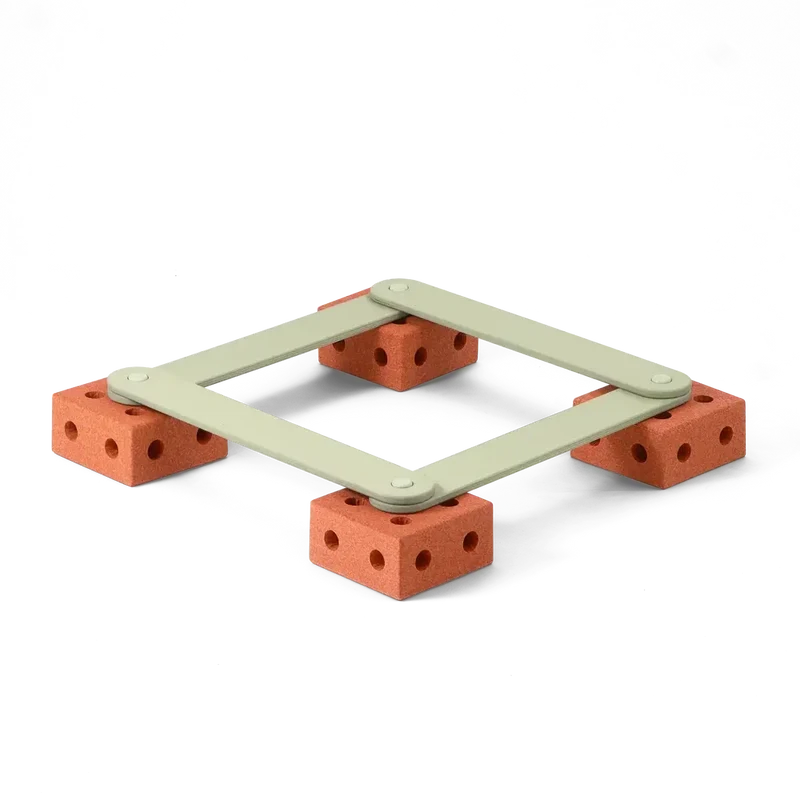 Balance Track Set – Burnt Orange/Dusty Green