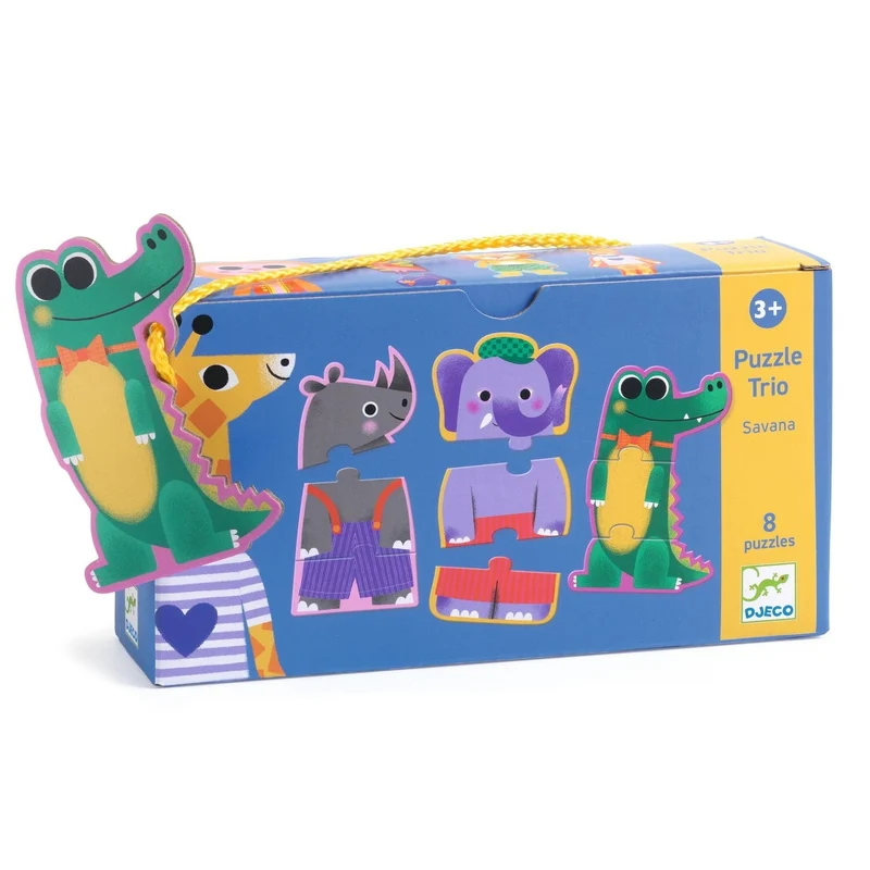 Puzzle-Trio für die Kleinsten - Savanne