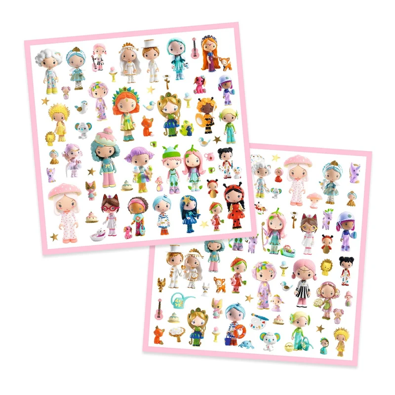Stickerset 160 Stück – Die Welt von Tinyly