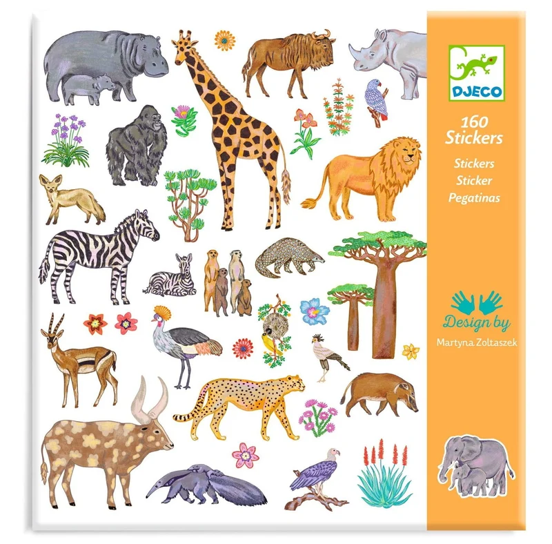 Stickerset 160 Stück – Kenia