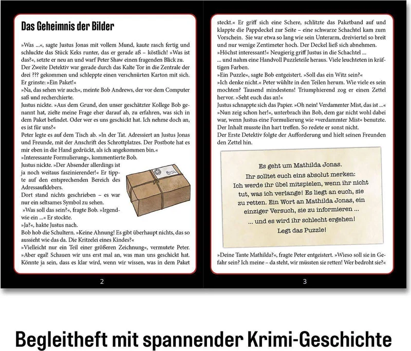 Krimi-Puzzle - Die drei ???: Das Geheimnis der Bilder