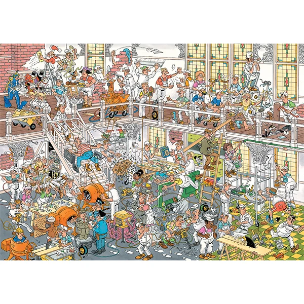 PFG JVH 2-in-1 DIY Shop / Renovation Project (2×1000 pieces) (UsageUsed – PUZZLES FOR GOOD)