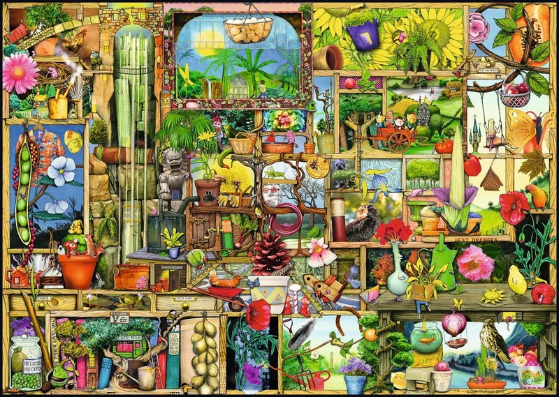PFG Ravensburger The Gardener's Cupboard - Curious Cupboards #3 (UsageUsed – PUZZLES FOR GOOD)
