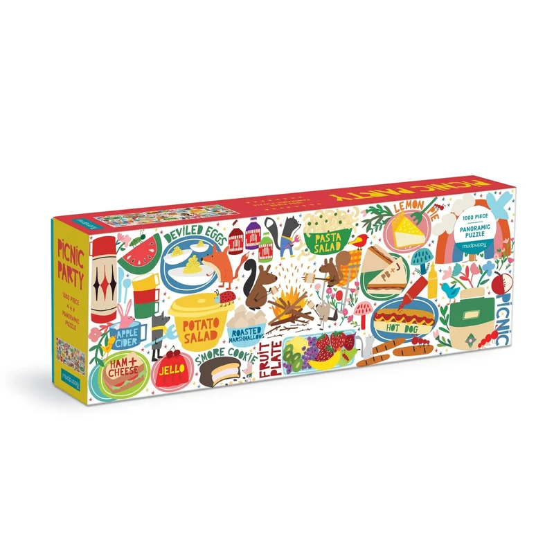 PFG Picnic Party (1000pcs) (PANORAMIC) (Usage/Used - PUZZLES FOR GOOD)