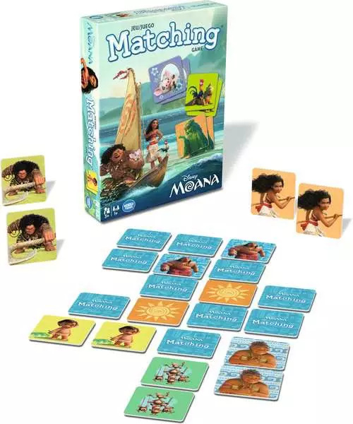 Disney® Moana Matching Game - Trilingual