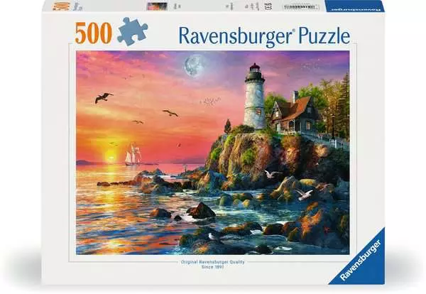 Ravensburger Lighthouse at Sunset (500pcs)