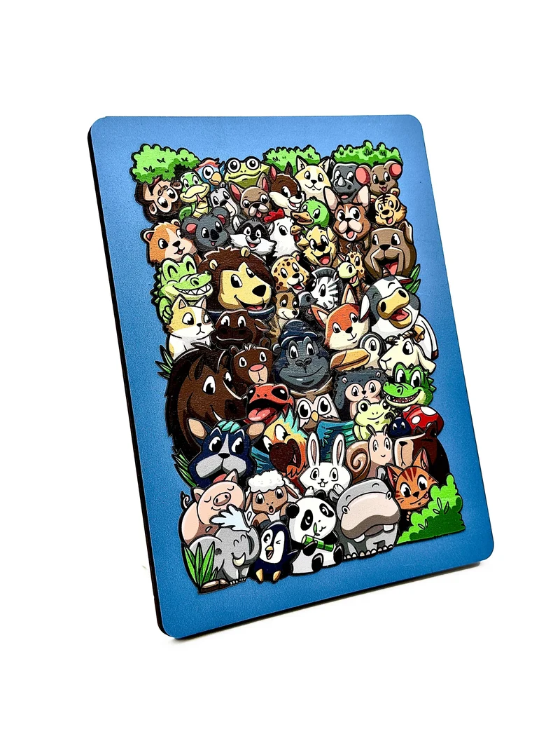 School Photo (Wood) (53pcs)
