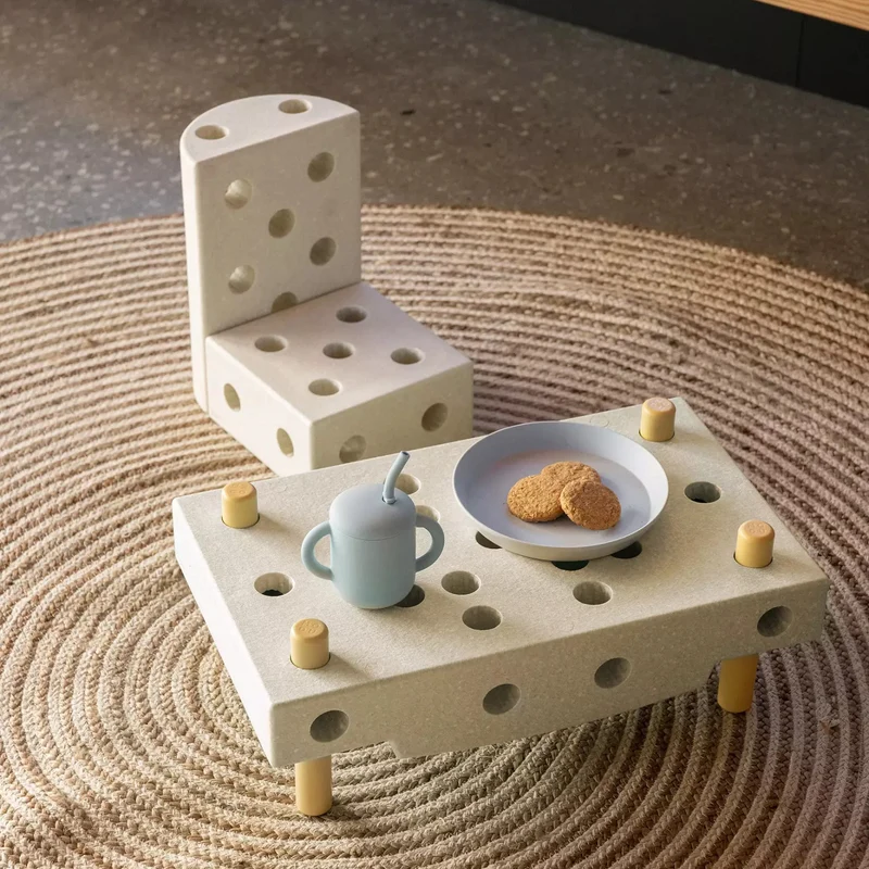 Kreative Bausteine zur Förderung der Grobmotorik Curiosity Set – mint 10 in 1