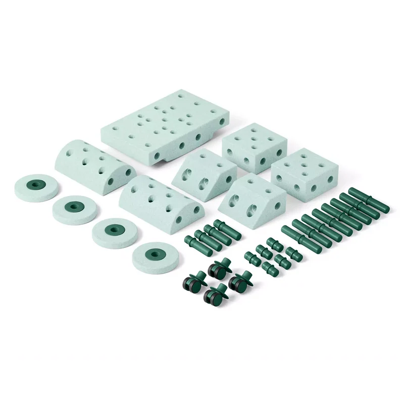 Kreative Bausteine zur Förderung der Grobmotorik Dreamer Set – mint 25 in 1