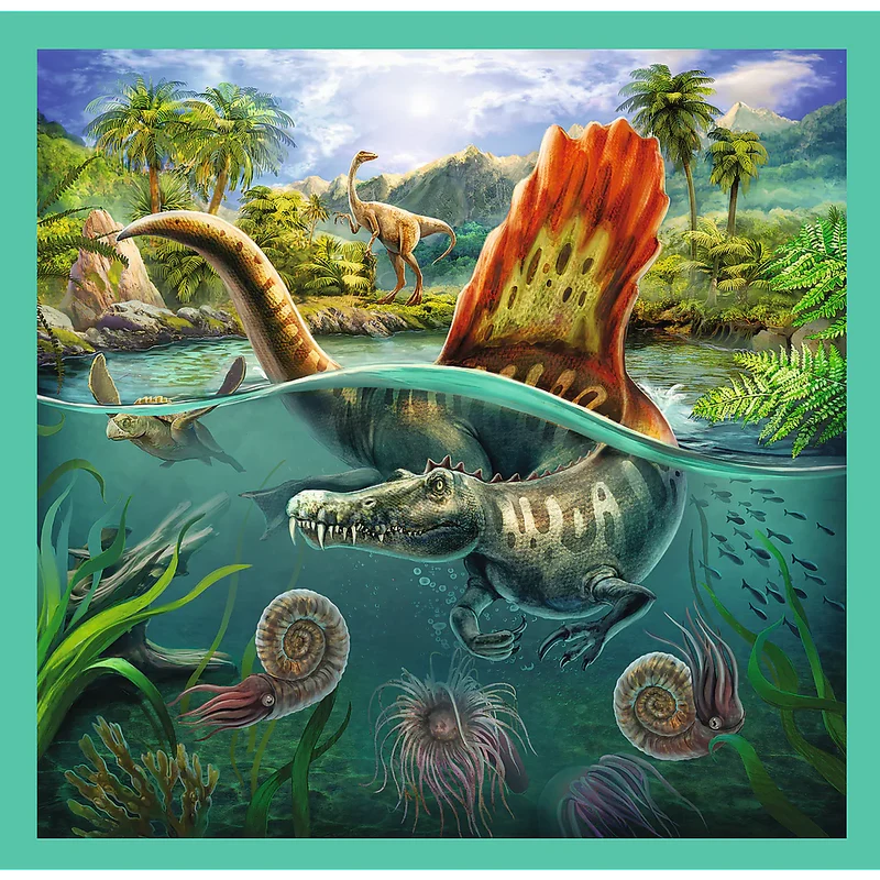 DMG 3-in-1 The Extraordinary World of Dinosaur (20, 36, 50 pcs) (VERY DAMAGED BOX)