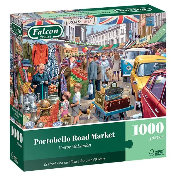Portobello Road Market, Victor McLindon (1000pcs)