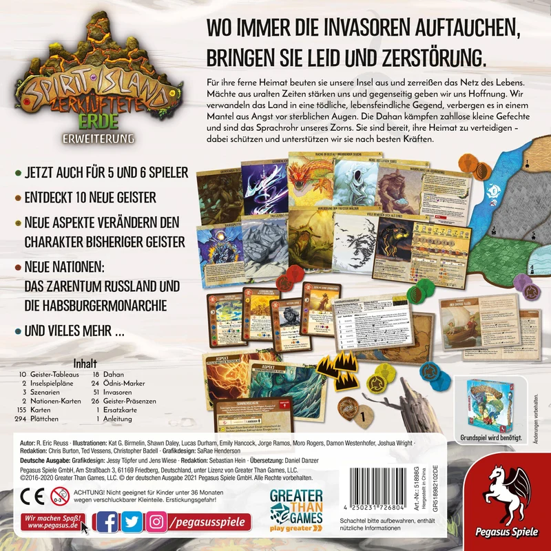 Spirit Island: Zerklüftete Erde [Erw.]