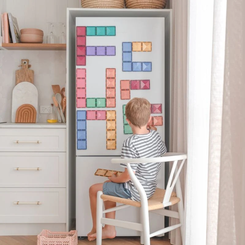 Magnetbausteine - Regenbogen Rechteck Pack 18 Teile