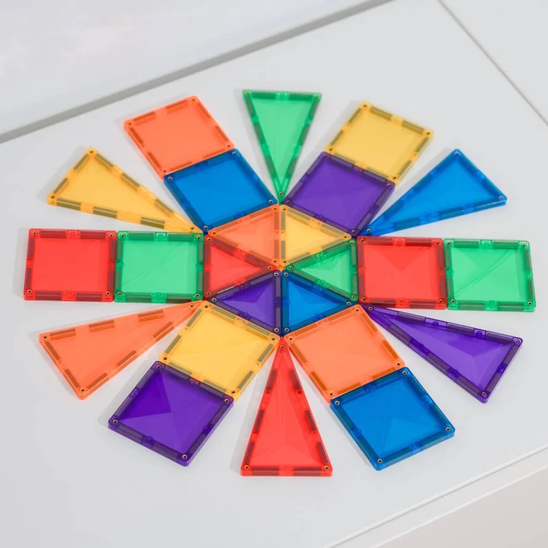 Magnetbausteine – Regenbogen-Mini-Set 24 Teile