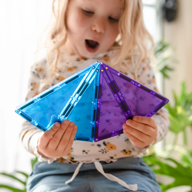 Magnetbausteine – Regenbogen-Mini-Set 24 Teile