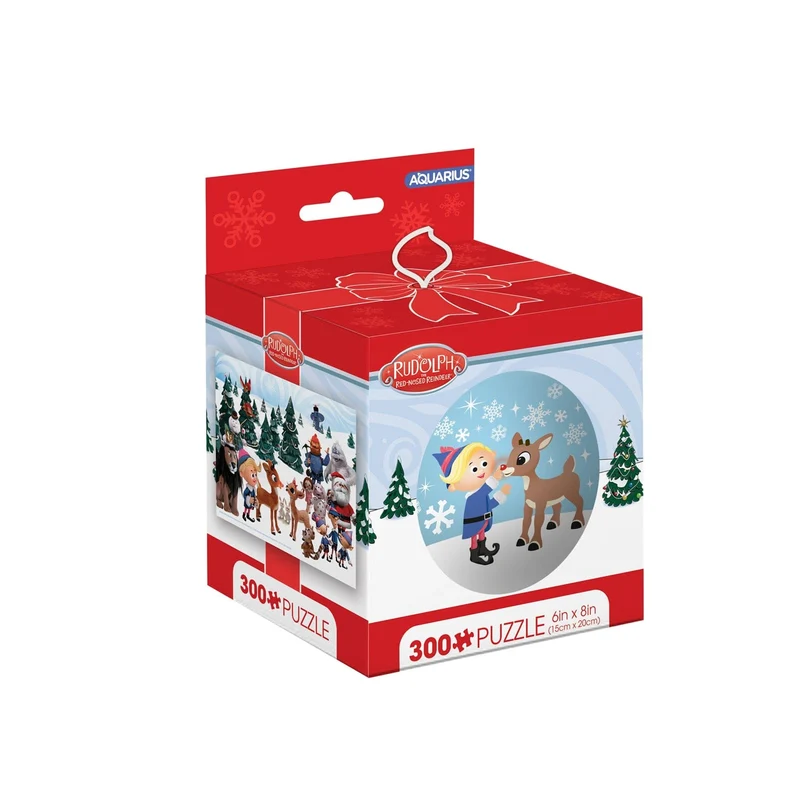 Ornament - Rudolph (Tin Globe) (300pcs)