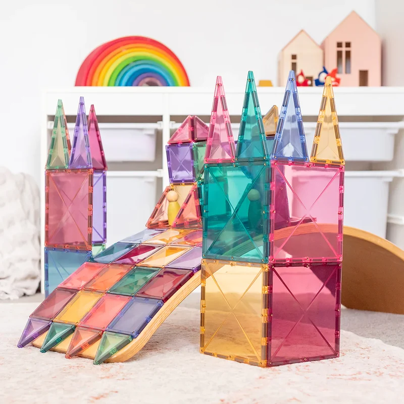 Magnetbausteine – Pastell Starter Pack 64 Teile