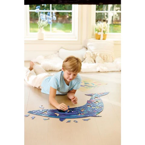 Shimmer Shaped Humpback Whale Puzzle (Floor)