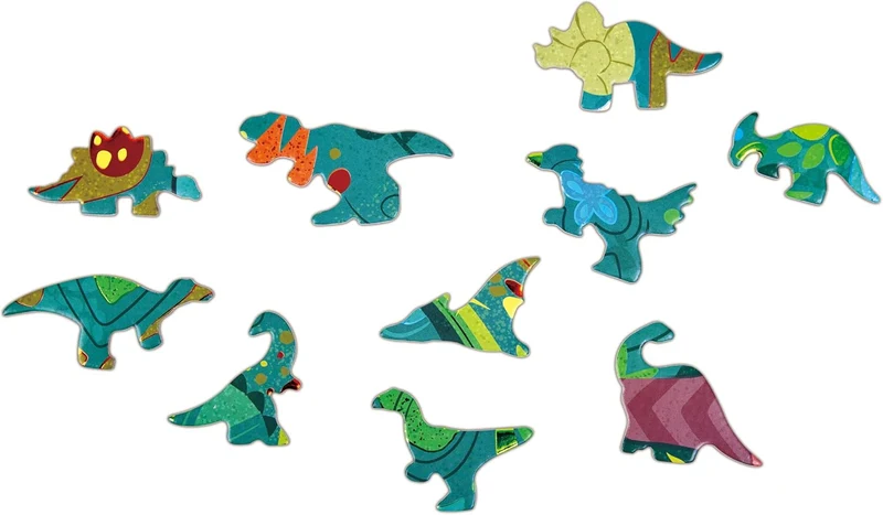 Shimmer Shaped Dinosaur Puzzle (Floor)