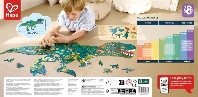 Shimmer Shaped Dinosaur Puzzle (Floor)