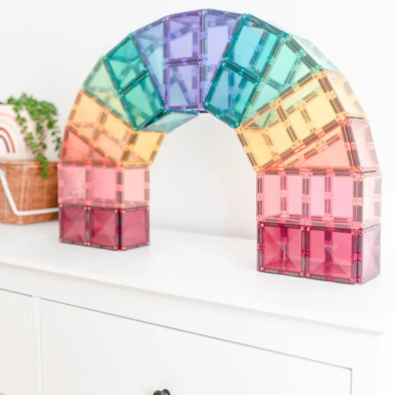 Magnetbausteine – Pastell Mega-Set 202 Teile
