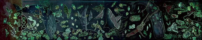 Glow-in-the-Dark Ocean Floor Puzzle