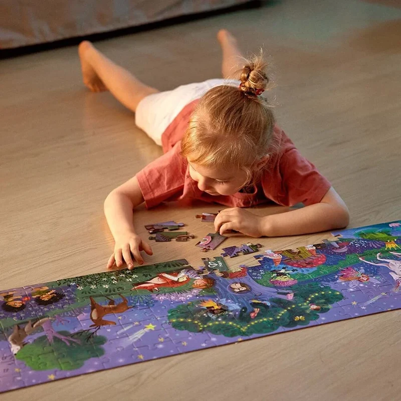 Glow-in-the-Dark Magic Forest Floor Puzzle