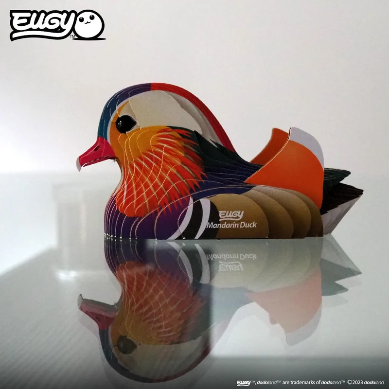 Öko-Puzzle 3D – Mandarinente