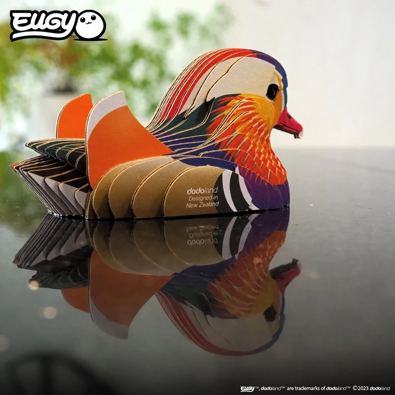 Öko-Puzzle 3D – Mandarinente