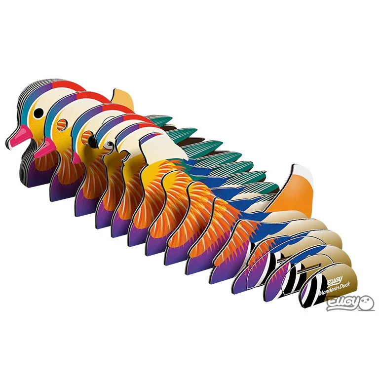 Öko-Puzzle 3D – Mandarinente