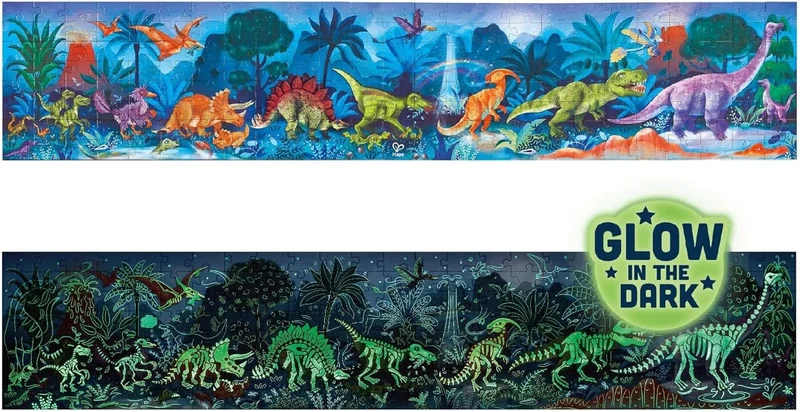 Glow-in-the-Dark Dinosaur Floor Puzzle