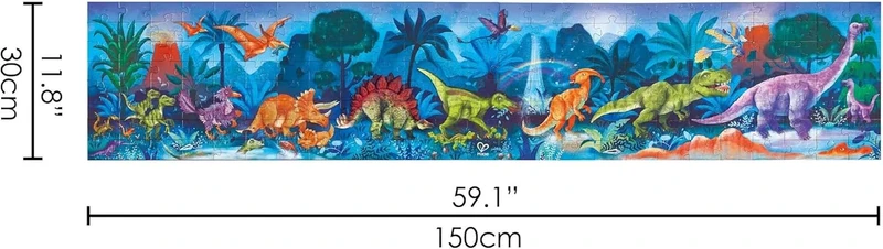 Glow-in-the-Dark Dinosaur Floor Puzzle
