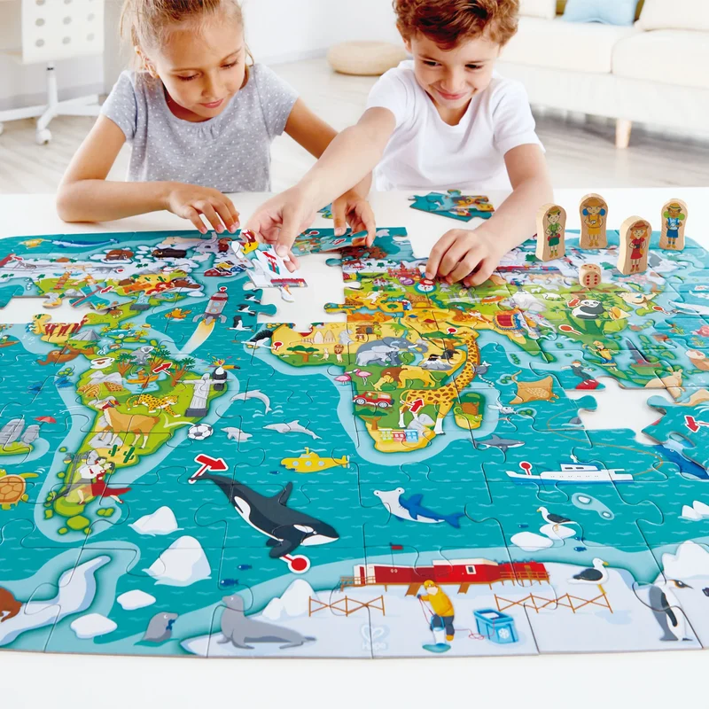 2-in-1 World Tour Puzzle & Game