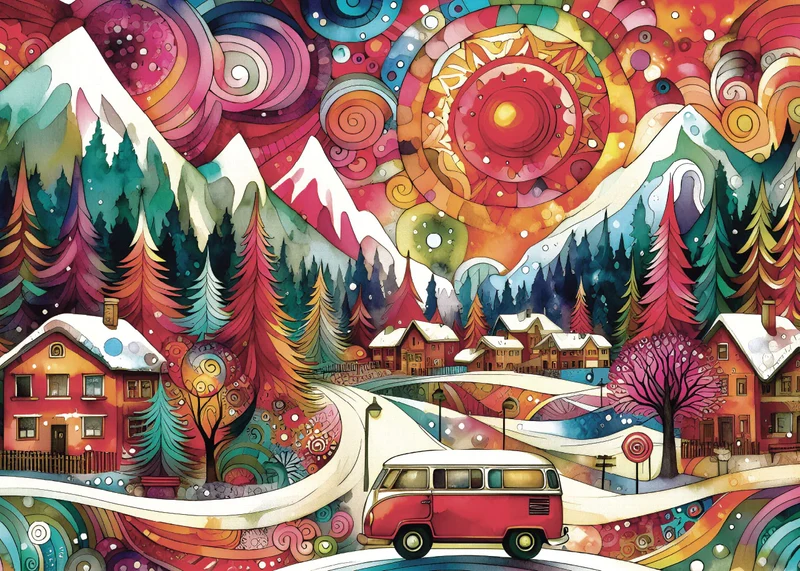 Mountains Meet Motion - Collection NovIA (1000pcs)