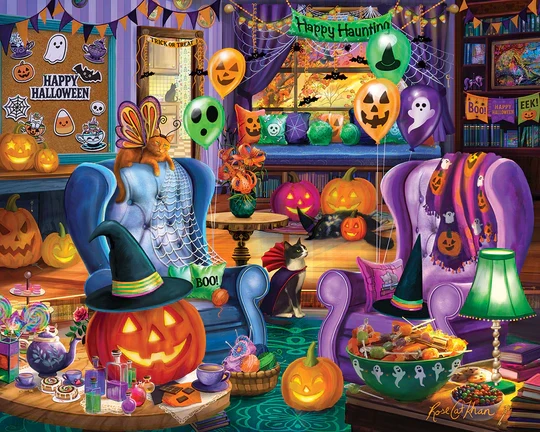 Halloween Library, Rose Khan (1000pcs)