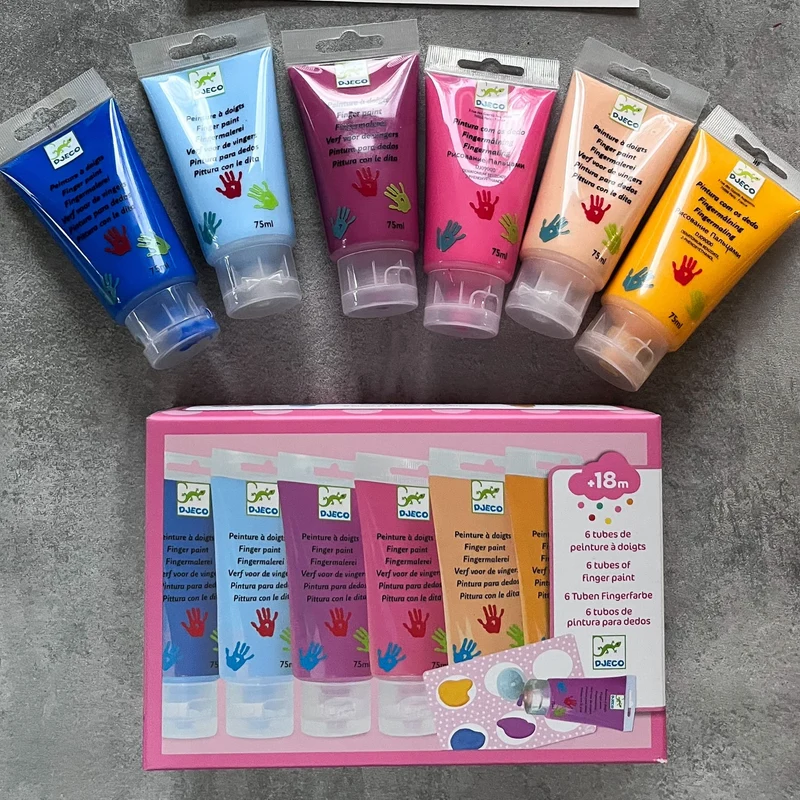 Fingerfarben in Tuben – Sweet