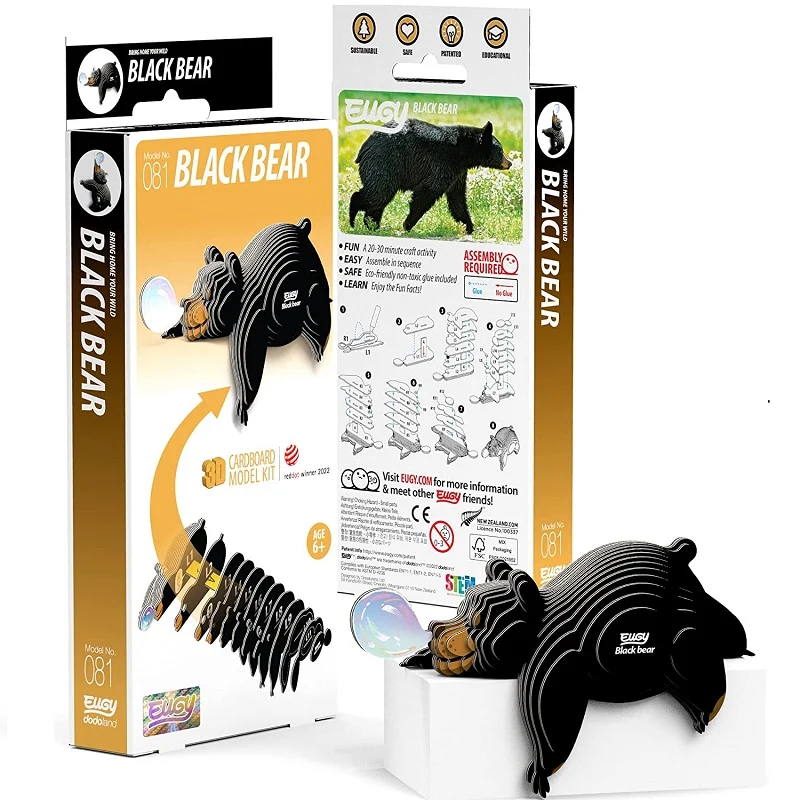 Öko-Puzzle 3D – Braunbär