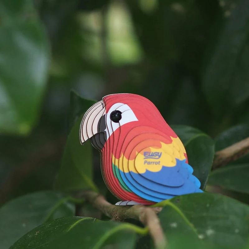 Öko-Puzzle 3D – Papagei