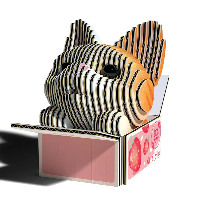 Öko-Puzzle 3D – Kätzchen Pumpkin