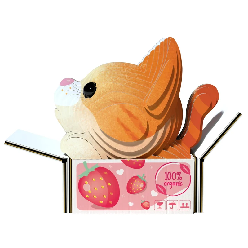 Öko-Puzzle 3D – Kätzchen Pumpkin