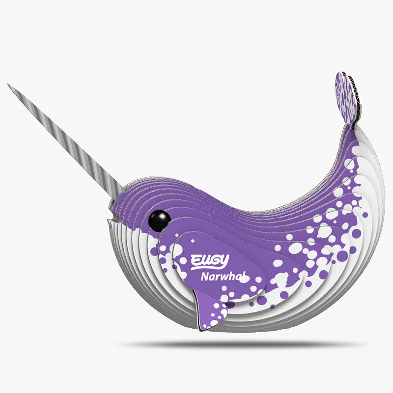 Öko-Puzzle 3D – Narwal