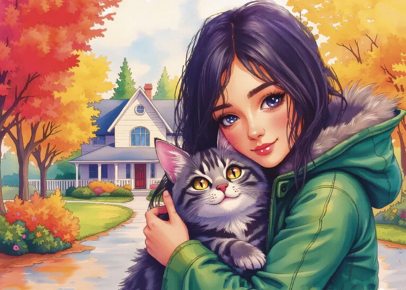 Feline Autumn Bond - Collection NovIA (1000pcs)