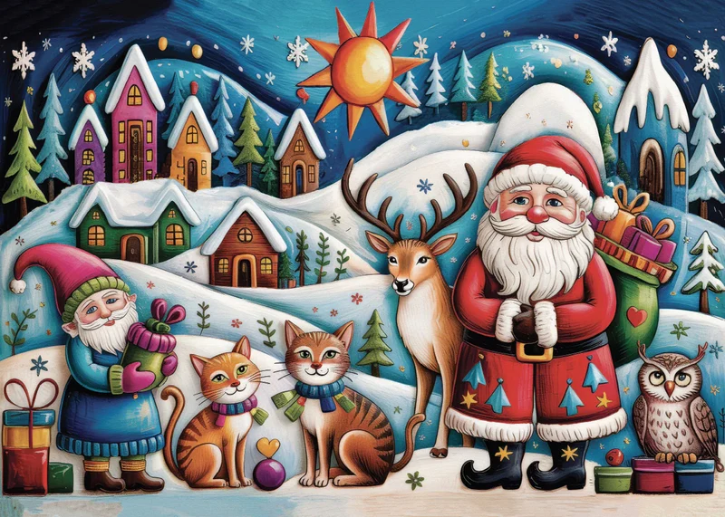 Boho Christmas - Collection NovIA (1000pcs)