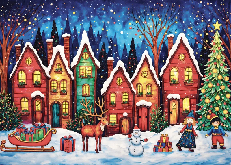 Christmas Night - Collection NovIA (1000pcs)