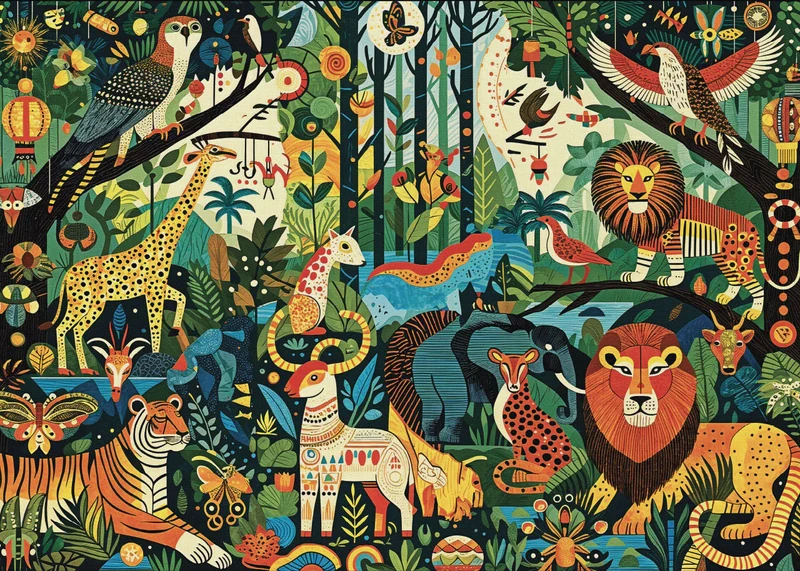 Bright Jungle Vibes - Collection NovIA (1000pcs)
