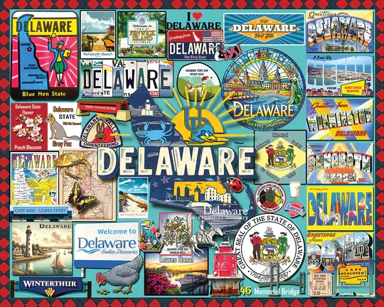 I Love Delaware, Lois B Sutton (1000pcs)