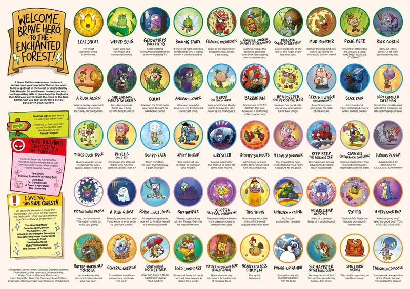 Jamie Smart's Hero Slam - Adventure Through the Enchanted Forest (200 large pcs)